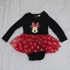 Disney Black and Red Minnie Mouse Top